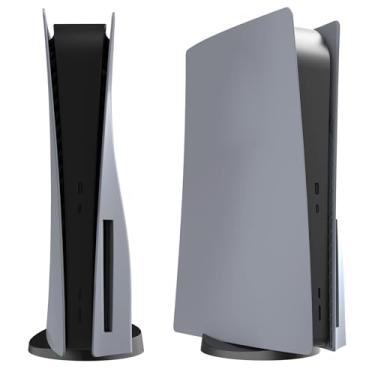 Imagem de VLANMON Capas De Placas Faciais De Edição De Disco, Painéis De Concha Para Console Ps5, Acessórios Para Playstation 5, Placas Faciais De Substituição Protetoras, À Prova De Poeira E Anti-Riscos (Cin