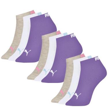 Imagem de Kit Com 9 Pares De Meias Cano Curto Esportiva Sport Masculina Em Algod