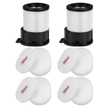 Imagem de Filtro de substituição para Shark IP1251, IP1250, IP1251C, IP1255QCP, IP1255QNV, IP1255QPR, IP1255QTL, IP3251, IP3251C, IP1255QMG, IP3252, IP3124, IP3225, 2 Pacote de filtros pós-motor + Pacote com 4