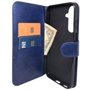 Imagem de Capa Carteira para Samsung M35 5G Azul Marinho