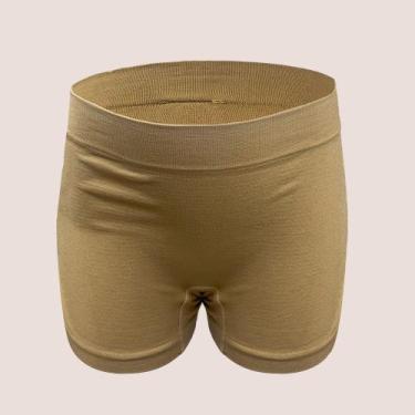 Imagem de Calcinha Boxer Teen Sem Costura Zee Rucci Microfibra, Bege, G