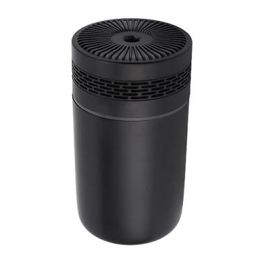 Imagem de Mini umidificador USB de mesa colorido com capacidade de 250 ml, umidificação silenciosa para quarto, escritório (preto)