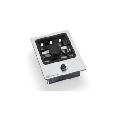 Imagem de Fogão Cooktop Industrial Aço Inox 1 Bocas Queimador Simples - Líder Gr
