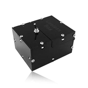 Imagem de Caixa inútil de mini edição totalmente montada, desliga a caixa Leave Me Alone Machine Surpresa para adultos e crianças, presente de aniversário e festa