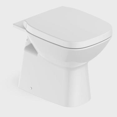 Imagem de Vaso Sanitário Convencional com Assento Termofixo Queda Amortecida Debba Classic Roca