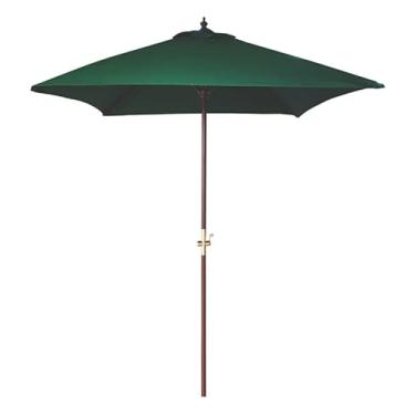 Imagem de Ombrelone Tramontina em Madeira e Poliéster Quadrado Verde sem Base 2,0m