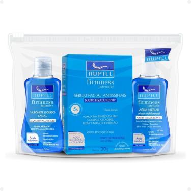 Imagem de Kit Travel Nupill Firmness Intensive Nano Hyaluronic: Sabonete, Sérum e Água Micelar