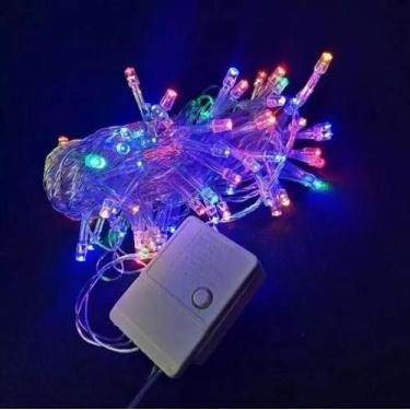 Imagem de Pisca-Pisca Luz Multifunção 100 LEDs 9 Metros Branco - Nakazaki