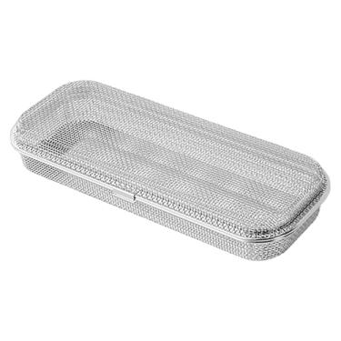 Imagem de Cesta de lava-louças, cesta de pauzinhos para lava-louças, aço inoxidável, suporte de pauzinhos de malha fina para, utensílio de 27 x 11 x 4 x 4 cm, pequeno