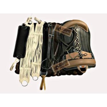 Imagem de Montaria Completa 13 peças Sela Basto Cavalo Crioulo - SELARIA SERRANO