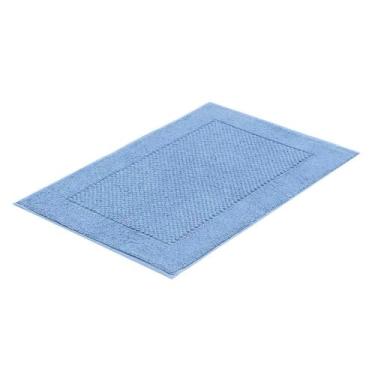 Imagem de Toalha de Piso Avulsa Fio Penteado Canelado Azul claro - Buddemeyer