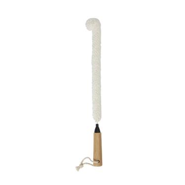 Imagem de Escova De Bambu Oikos Flexível Para Limpeza De Jarras Preta
