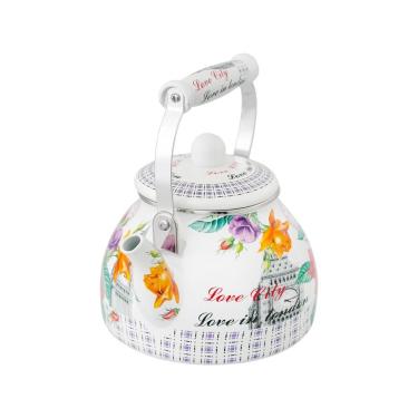Imagem de Chaleira Esmaltada Charm Italy 2,5 Litros S-apito