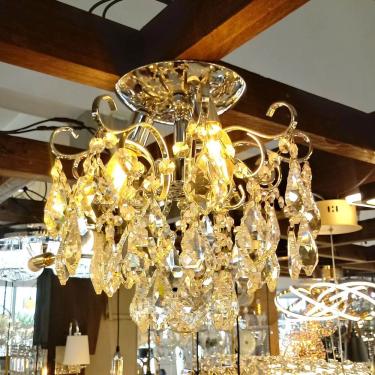 Imagem de Plafon Tupiara Malipiero C-cristais 3 Lamp 5203pl Cr Cromado