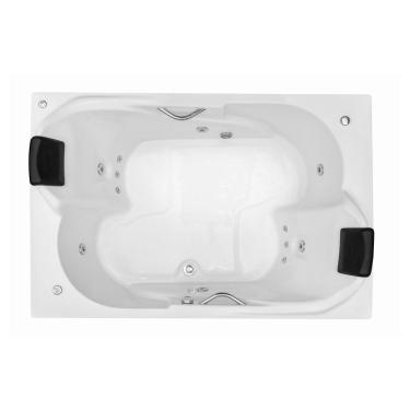 Imagem de Banheira De Hidromassagem Mondialle Modelo Lecce Elegance 180cm X 120cm X 50cm Em Gel Coat Branco