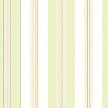 Imagem de Papel De Parede Waverly Stripes Lovers Lane Verde-rosa Wa7778 - Rolo 10m X 0,52m