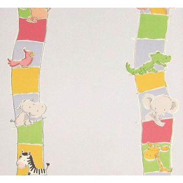 Imagem de Papel De Parede Safari Friends Infantil Colorido Sf6208