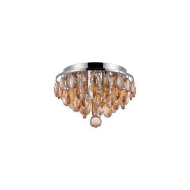Imagem de Plafon Skylight Aryas 3022 G9 Bivolt Cromado/champagne