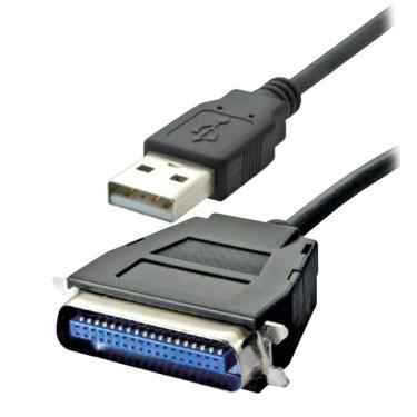 Imagem de Cabo Nwt Usb Para Paralelo 36 Pinos 1,8m - Preto