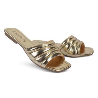 Imagem de Sandália Rasteira Feminina Slide Comfort Moda Casual Dia a Dia Epiphan