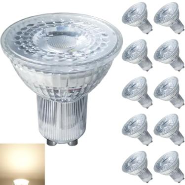 Imagem de Night Blazers Lâmpada Led Mr16 Gu10, Regulável, 5 Watts, 400 Lúmens, Ângulo De Feixe 120 Graus, Equivalente A Lâmpadas Halógenas 40 W, Branco Quente 3000 K, Para Holofotes, Iluminação Embutida, Tril