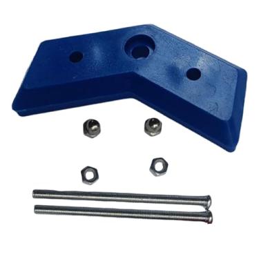 Imagem de UGPLM Suporte de parede para skate, suporte para exibição de skate, armazenamento para exibição de skate com economia de espaço, Azul