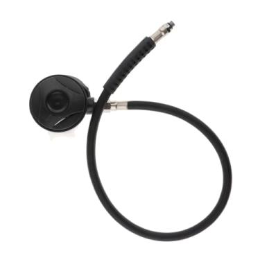 Imagem de oshhni Regulador de mergulho de 2ª fase, controlador de snorkel, equipamento subaquático para mergulho com snorkel, esportes aquáticos com bocal, respirador, Preto