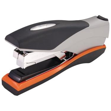 Imagem de Grampeadores de mesa Swingline Optia, faixa completa, capacidade de 40 folhas, prata/preto/laranja (87845), VAR