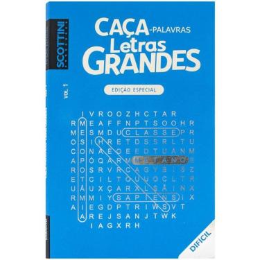 Imagem de Scottini touch: Caça-palavras Letras Grandes Difícil V1