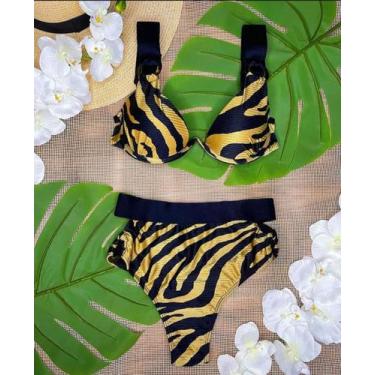 Imagem de Biquini Cintura Alta Animal Print - Liberty Moda Praia