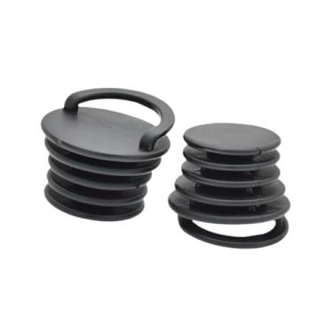 Imagem de UGPLM 2x Tampões de Caiaque com Alça de PVC Acessório Portátil Tampões de Caiaque Substituição para Canoa, Marítimo para Exterior