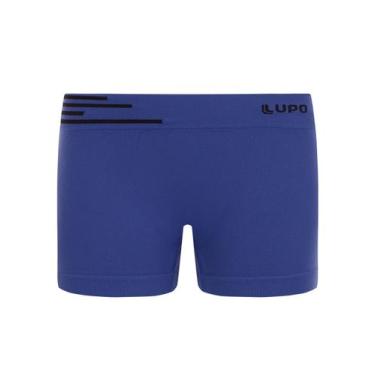 Imagem de Cueca Boxer Infantil Lupo 00132-002 Microfibra T. P/GG, G, 2920, Azul 