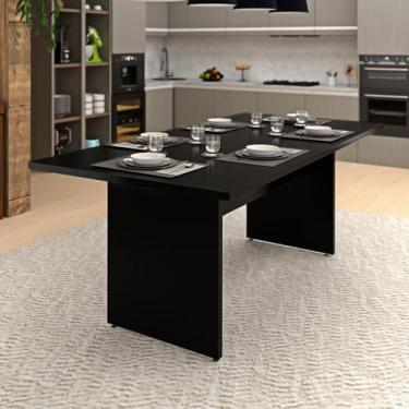 Imagem de Mesa de Jantar 6 Lugares Cozinha 200x100cm Mdp - Netmobil