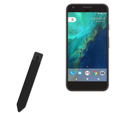 Imagem de BoxWave Bolsa Stylus compatível com Google Pixel – Stylus PortaPouch, suporte para caneta stylus portátil, autoadesivo para Google Pixel – Preto