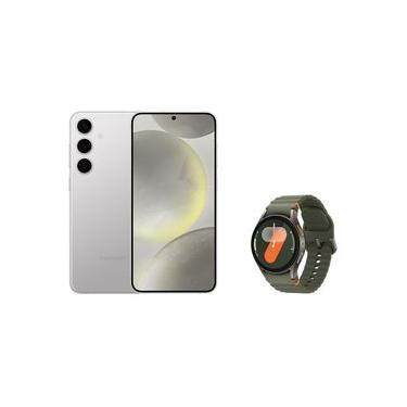 Imagem de Celular Samsung S24+ 256GB - Cinza + Galaxy Watch7 BT 40mm - Verde 256 GB / Cinza