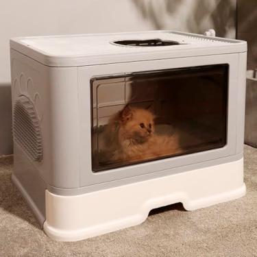 Imagem de Banheiro Gato Caixa Areia Fechada Anti Odor MADOG CatBox Max MADOG