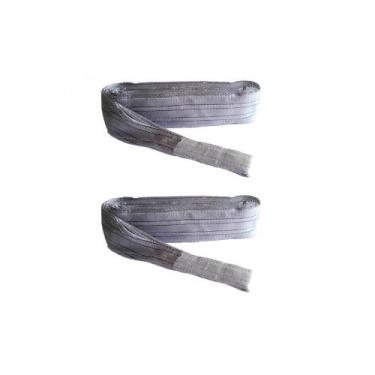 Imagem de Kit com 2 Cinta de Elevação De Carga 2 Metros x 4 Tonelada - Cinza - J