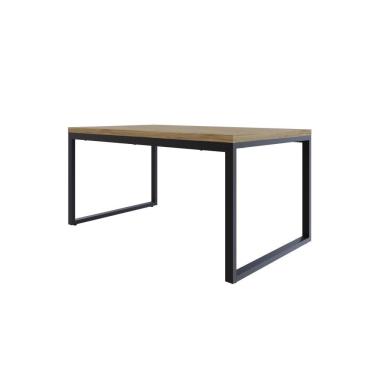 Imagem de Mesa De Jantar Yon 160 X 90 X 76 Cm Vermont Oak/est.preta Vermont Oak/est.preta