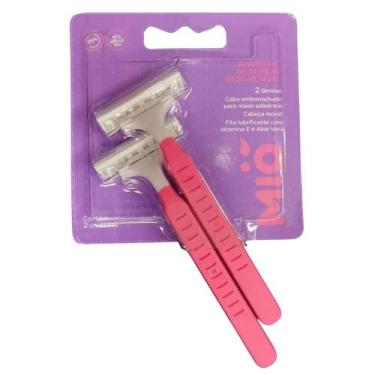 Imagem de Aparelho de Depilar Mió Cabo Emborrachado 2 Lâminas com 2 Unidades