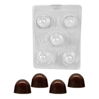 Imagem de Forma 3 Partes Silicone Para Chocolate Trufa Artesanal 45g - NoBrand