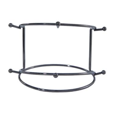 Imagem de UxicRuya Suporte de exibição de, organizador de acessórios de cabelo, versátil para mulheres e meninas, porta-joias para shopping centers, faixa de, Preto de 2 Camadas