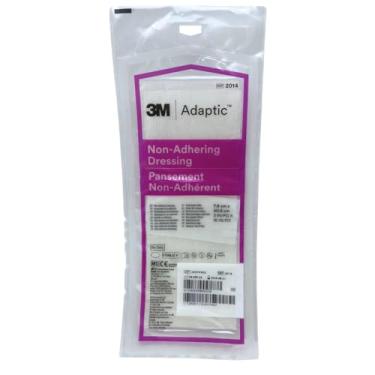 Imagem de Curativo Adaptic Gaze Rayon com Petrolatum Não Aderente 7,6x40,6cm - Cobertura com Petrolatum para Feridas, Queimaduras e Cicatrização sem Dor | 1 Unidade