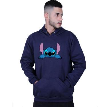 Imagem de Moletom Unissex Canguru Lilo Stitch New - Lafre, Azul marinho, M