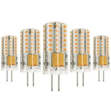 Imagem de Lâmpada LED AIMEOKO G4 12V 3W branca quente 2700K Não regulável 5 unid