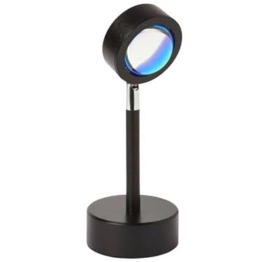 Imagem de Luminária LED Projetor Luz Noturna Abajur Decorativo Para Quartos Salas Estúdio Escritório Moderno Relaxante