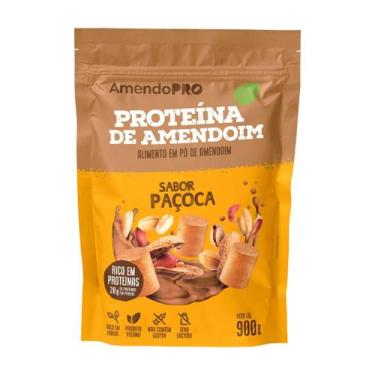 Imagem de PROTEÍNA DE AMENDOIM SABOR PAÇOCA 900g - AMENDOPRO
