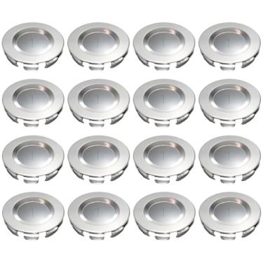 Imagem de Wocloer 12 plugues de aço inoxidável para caixa elétrica - serve para conduíte de 2,5 cm e vários tamanhos, selos removíveis de fácil instalação para fechamento, tomadas elétricas não utilizadas