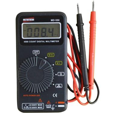 Imagem de Multímetro Digital Portátil MD-550 - 04323 - INSTRUTHERM