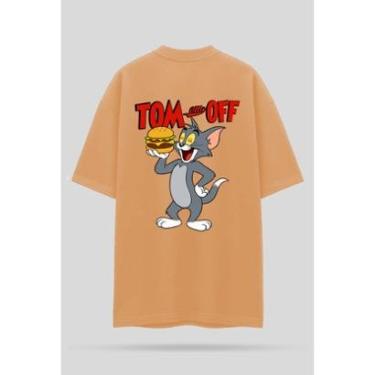 Imagem de Camiseta Oversized Shatark Tom - Areia-Masculino
