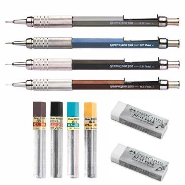 Imagem de Lapiseira Técnica Profissional PENTEL Graphgear 500 Mina Hb